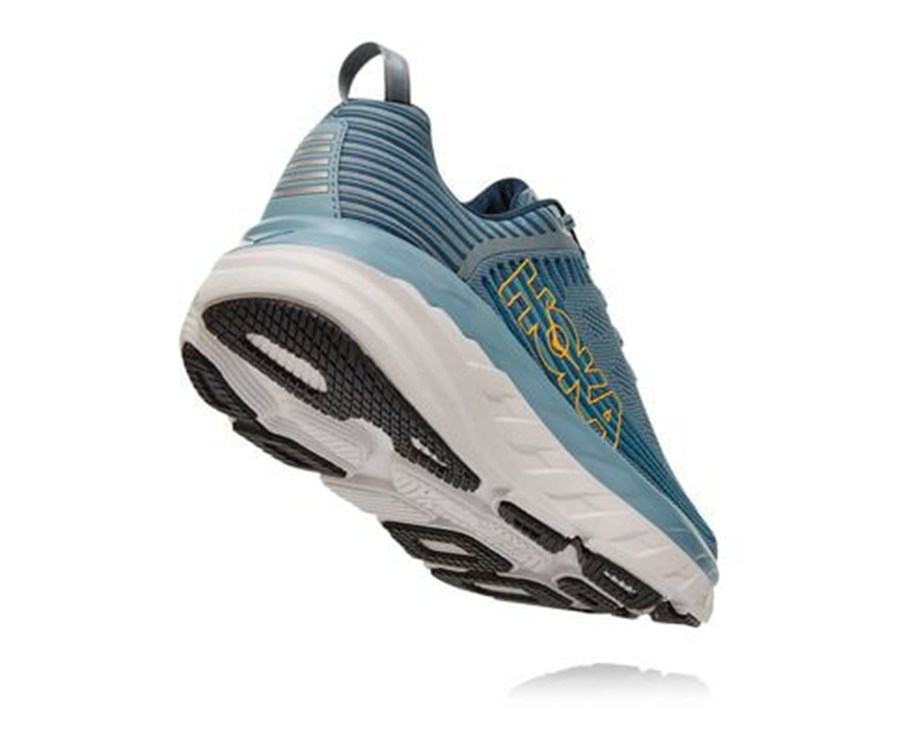 Zapatillas Running Hoka One One Hombre - Bondi 6 - Azules - KTY892743